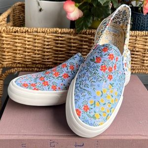 🌸 Rifle Paper. Co x Keds Double Decker Wildwood Slip On Shoes - BRAND NEW! 🌼